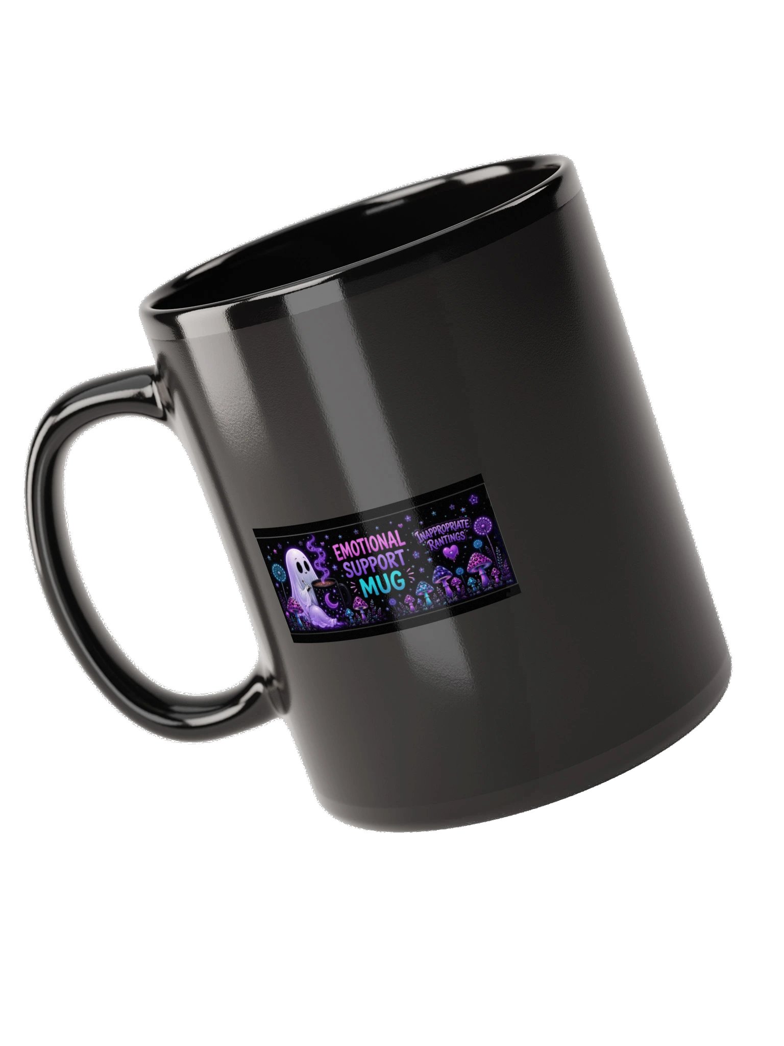 Emotional Support Mug - Black Glossy product image (11)