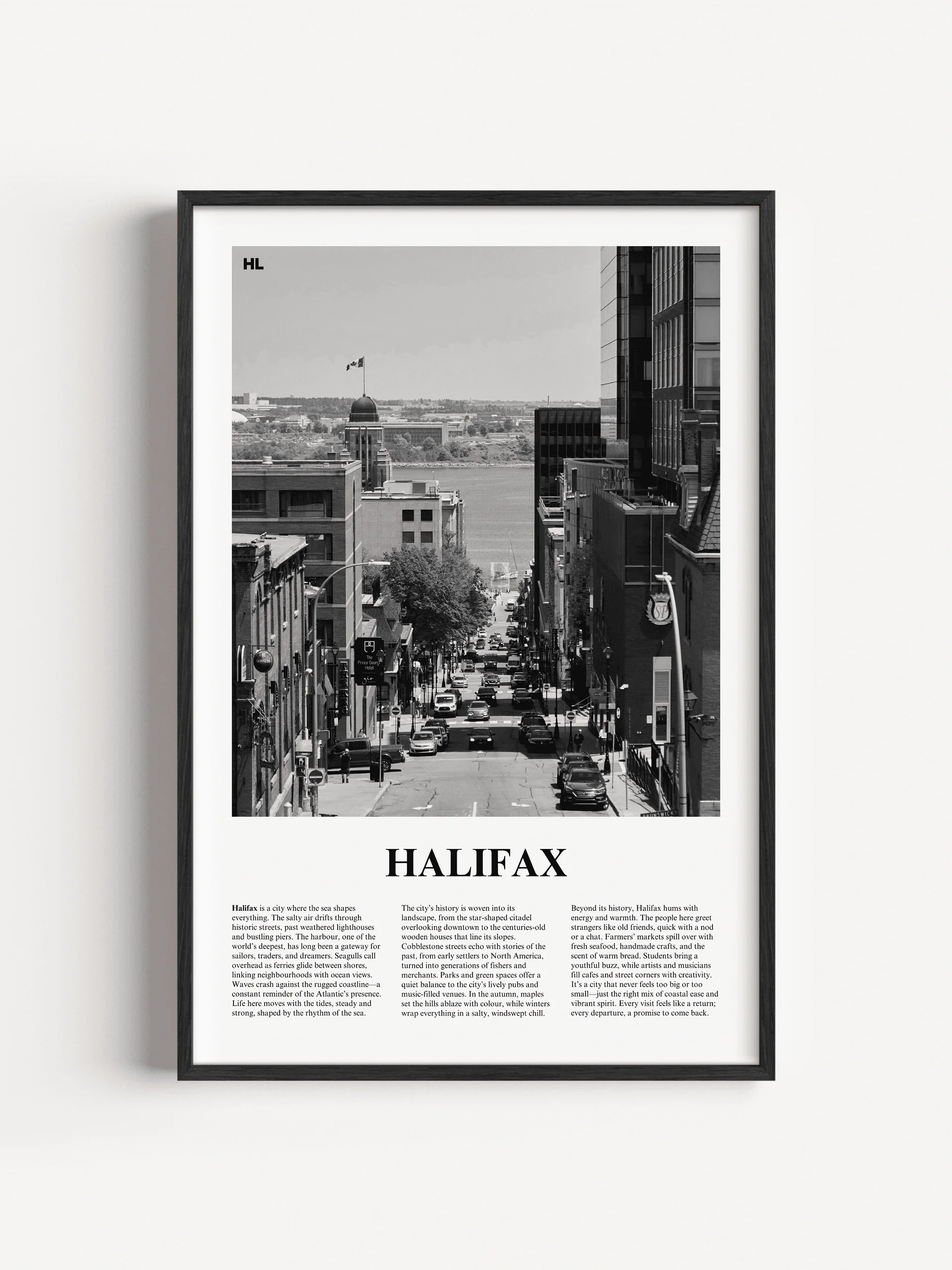Halifax 02 Newspaper Poster | Framed product image (1)