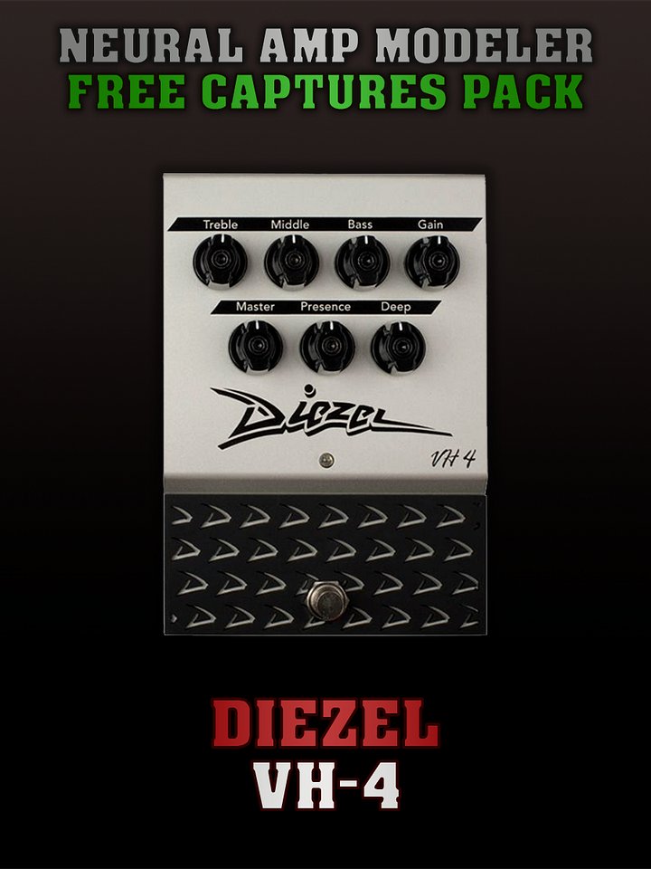 Dizzy VH4 Pedal | Free Captures Pack | NAM product image (1)