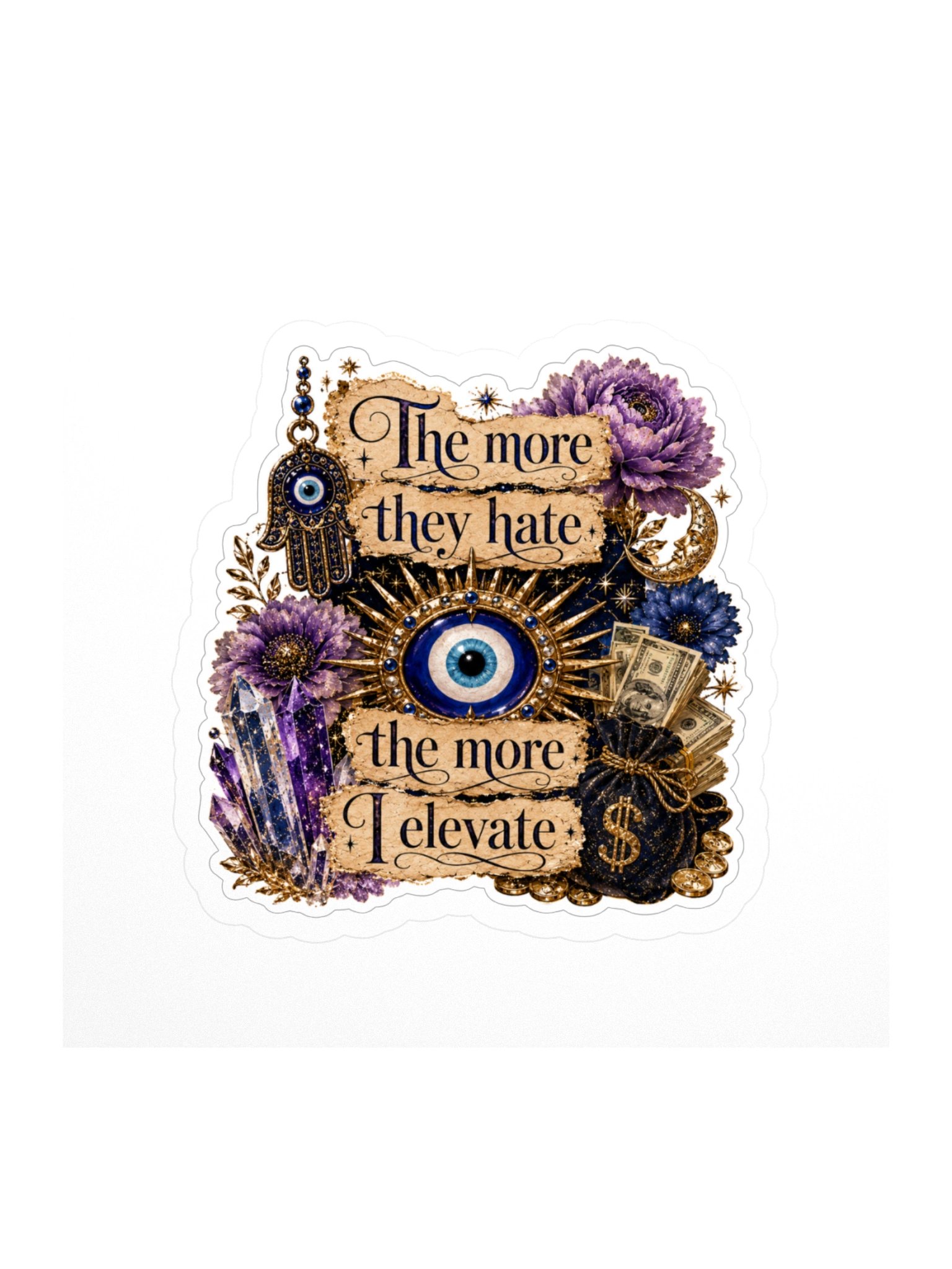 Evil Eye Transmutation Spell Sticker product image (1)
