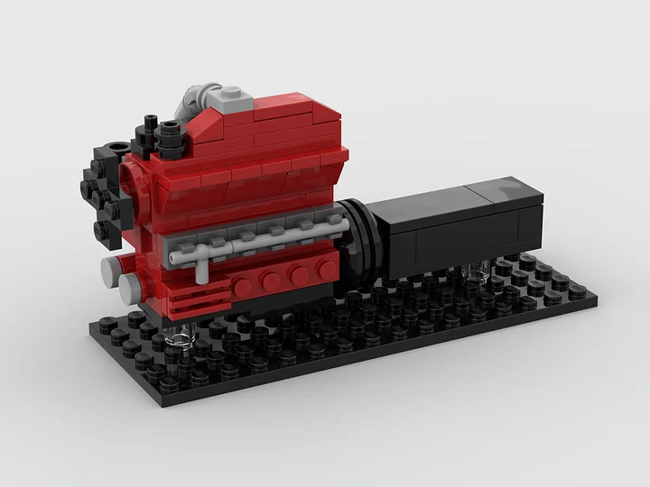 Belasco-Diesel 900CUI I6 Engine MOC Instructions product image (2)