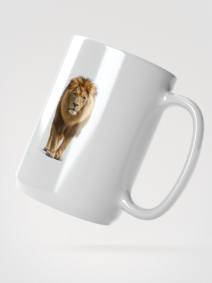 Majestic Mane White Glossy Mug product image (2)