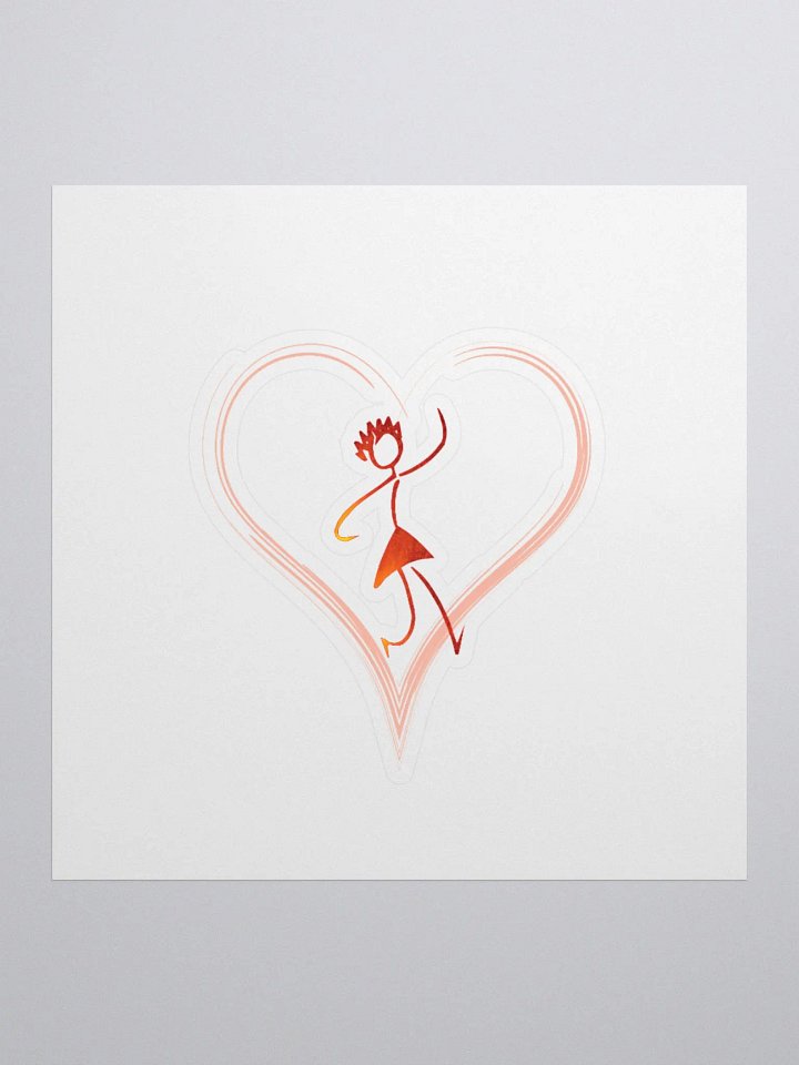 Heartfelt Dancer Kiss Cut Stickers product image (2)