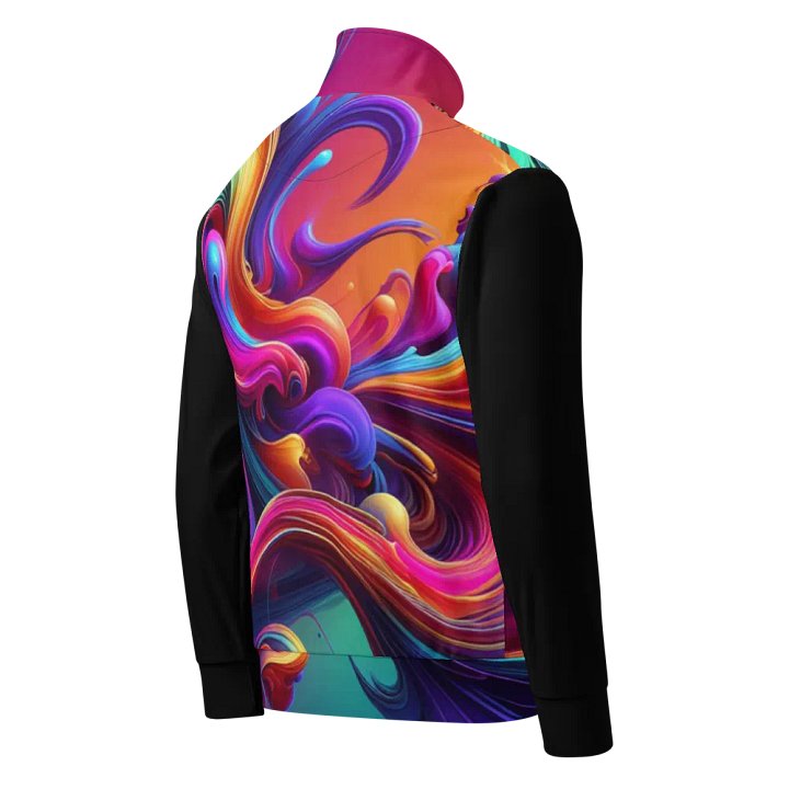 EcoWave Unisex Track Jacket | AI Design product image (2)