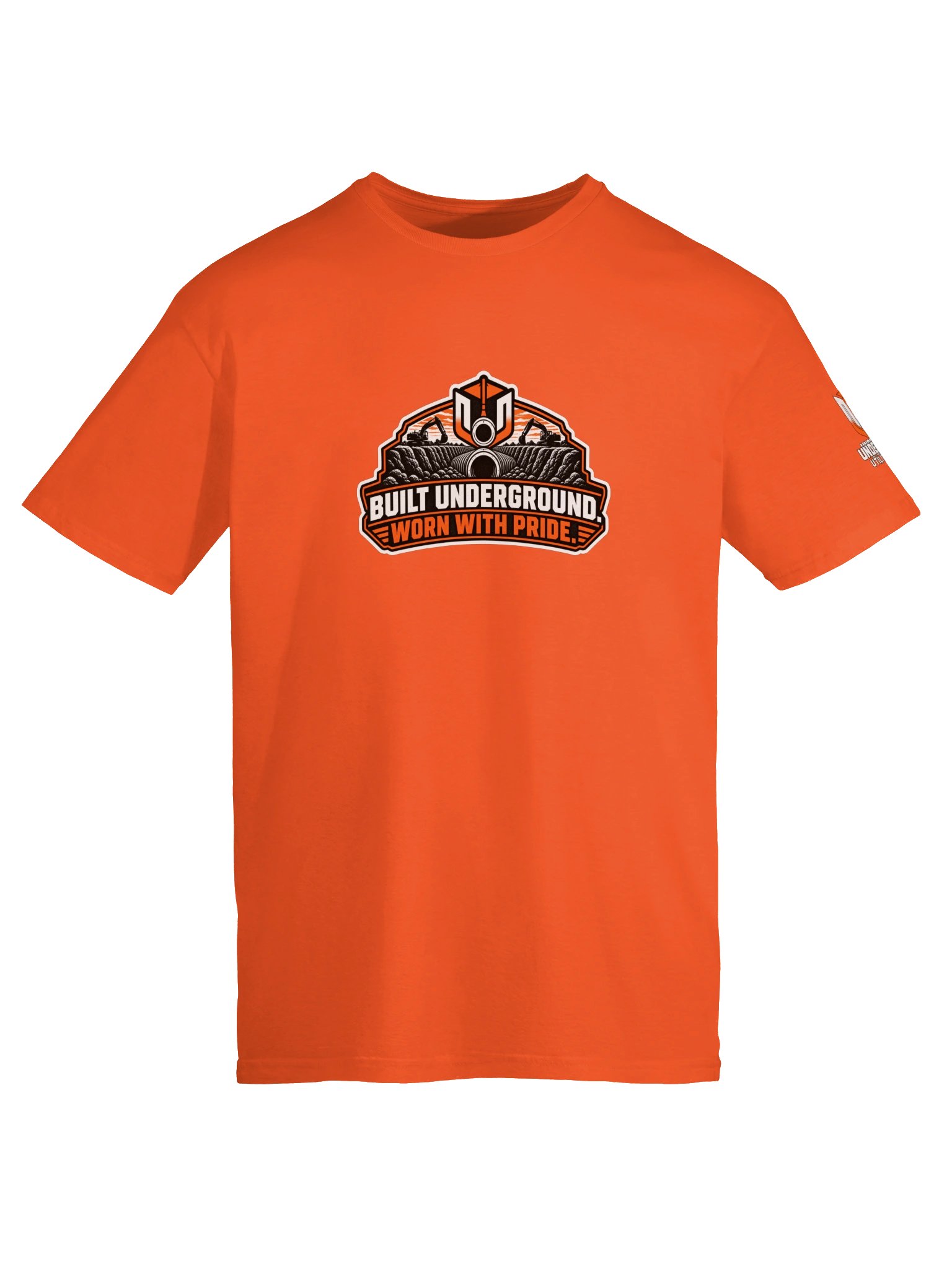UUB Built Underground Tee — Orange product image (25)