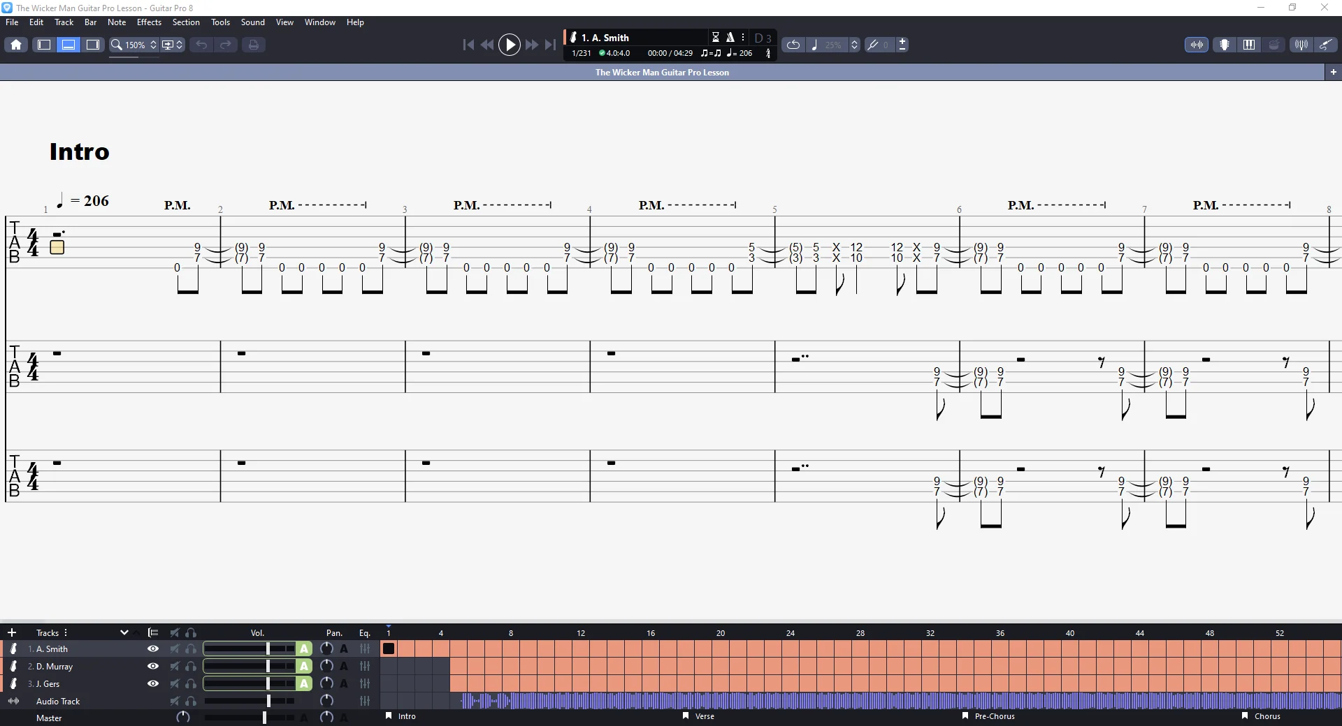 The Wicker Man | PDF Tab + Guitar Pro | Iron Maiden product image (2)