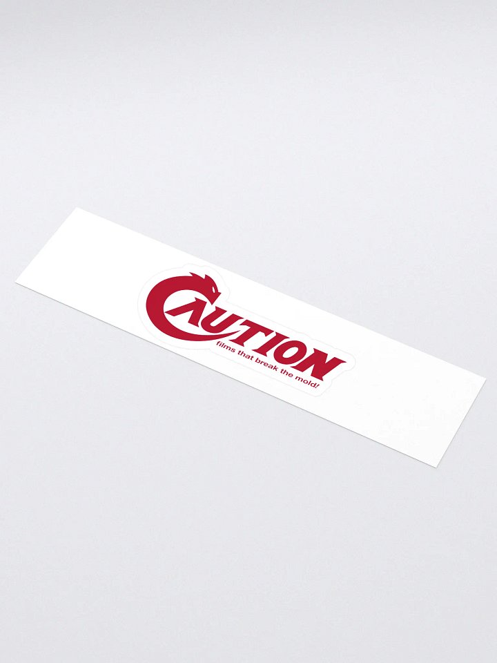 Caution Sticker (Large) product image (1)