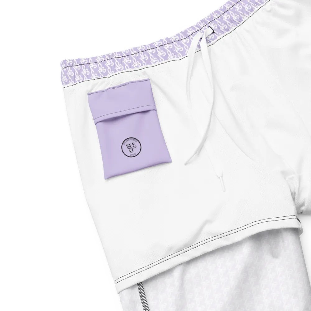 Syn-Stripe Trunks Purple/White product image (8)