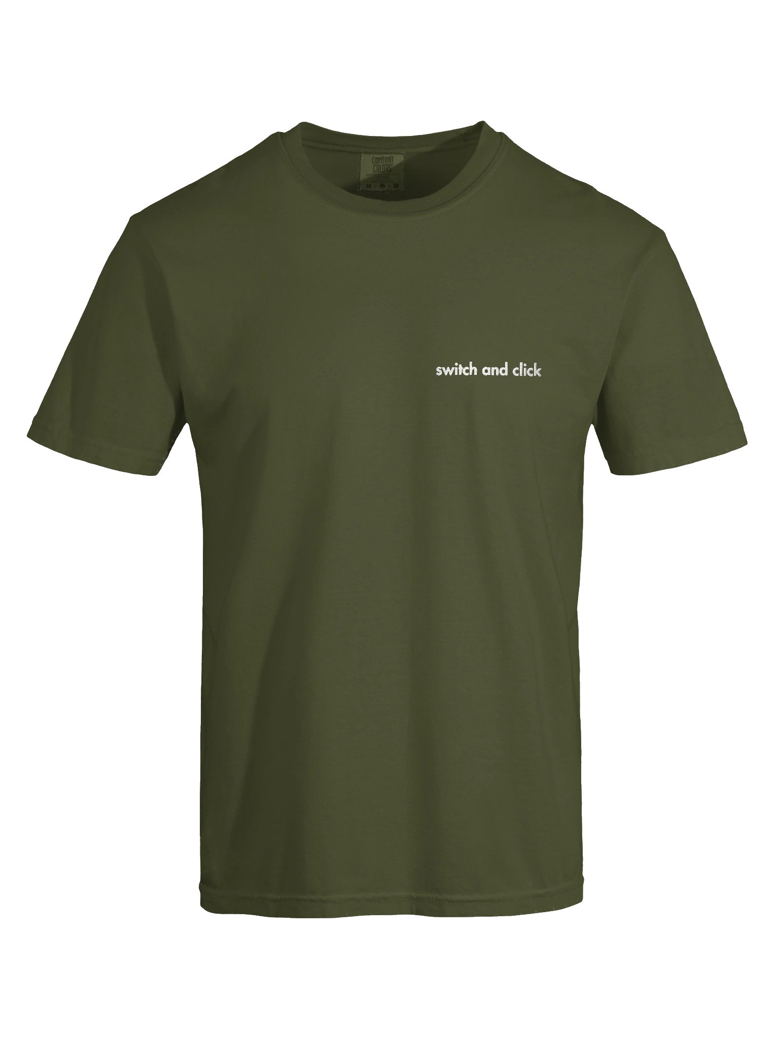 Embroidered Tee with White Text product image (7)