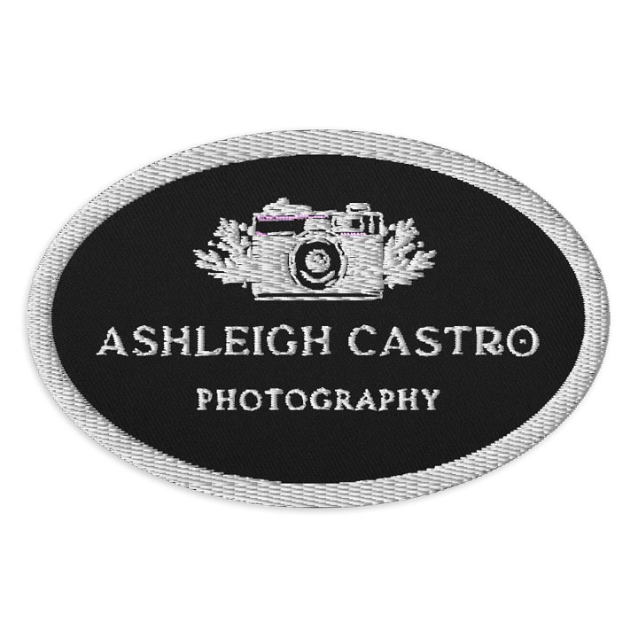 Botanical Camera Logo Oval Patch product image (1)