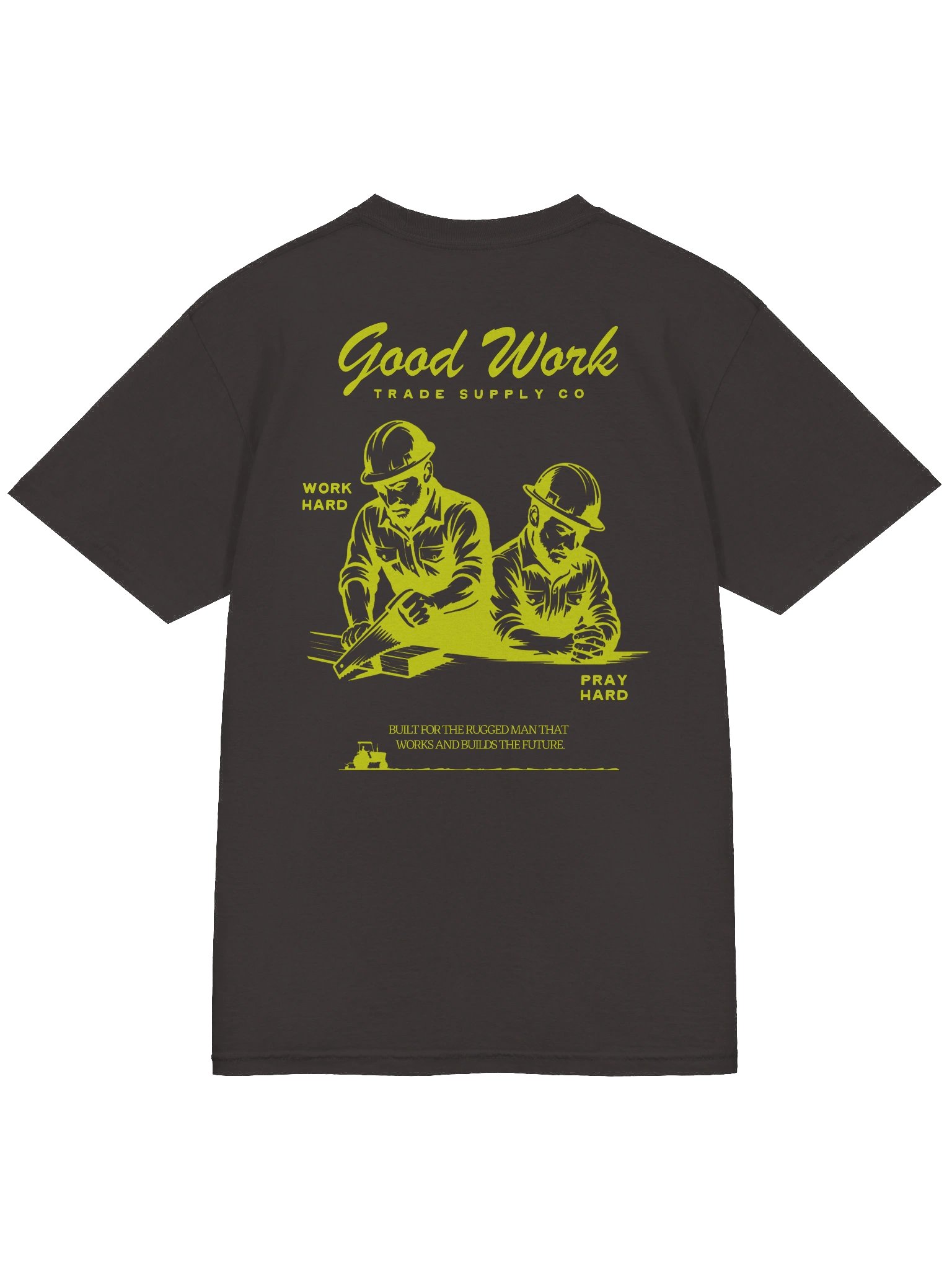 Work Hard Pray Hard (Yellow Text) product image (5)