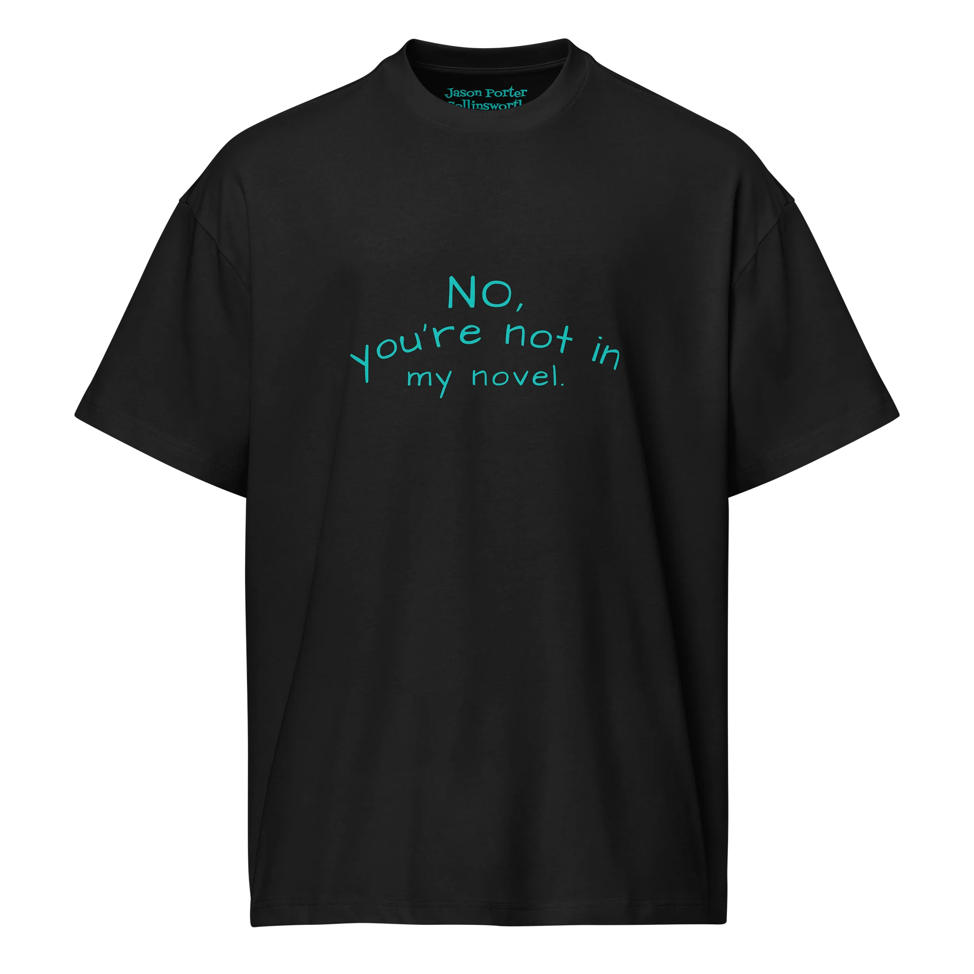 Not In My Novel Oversized Tee product image (1)