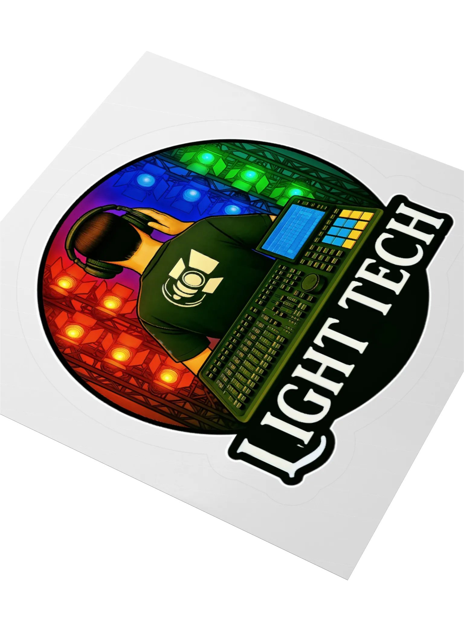 Theatrically Jerry: Light Tech Stickers product image (9)