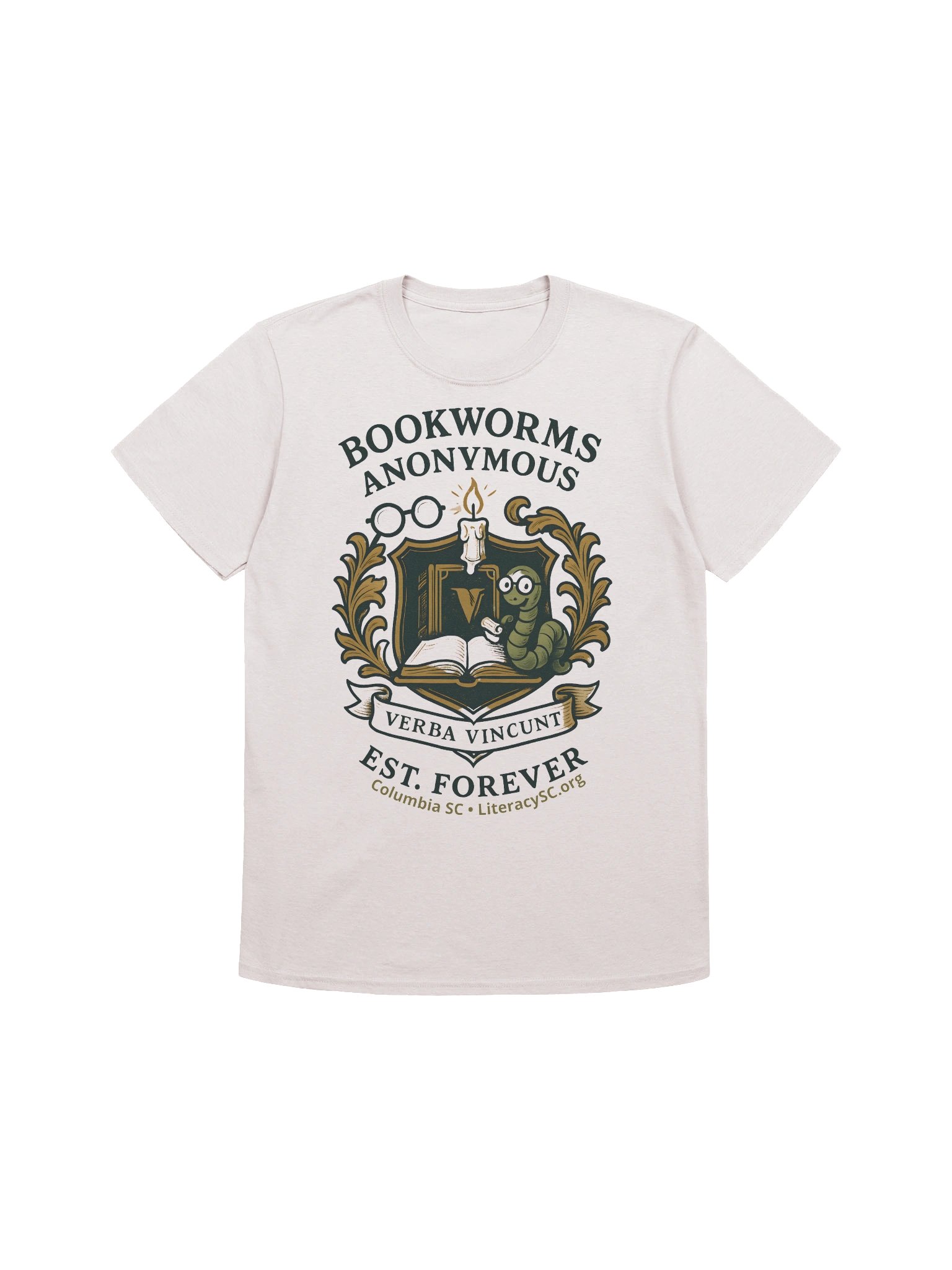 Bookworms Anonymous Heritage Tee product image (3)
