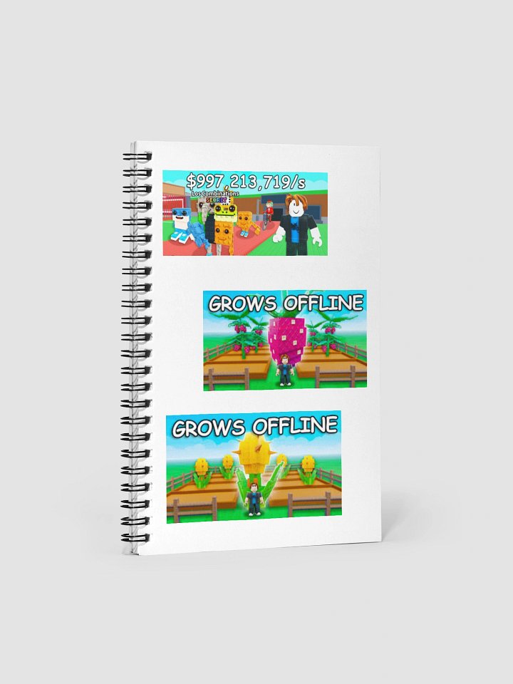 Grow a Garden and Steal a brainrot Note book product image (1)