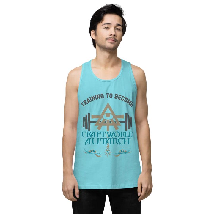 Training to Become Craftworld Autarch - Warhammer Aeldari Gym Tank top product image (1)