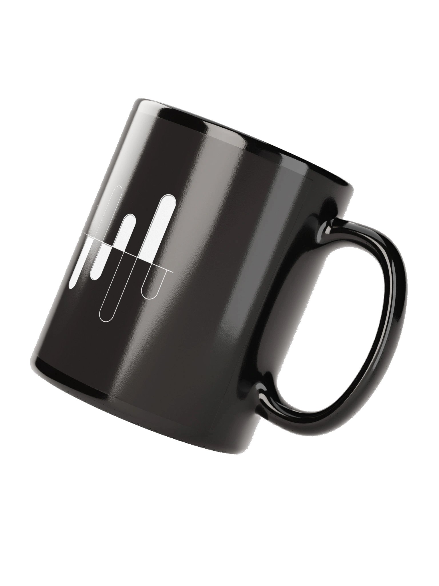 Candles & Coffee Black Glossy Mug product image (7)