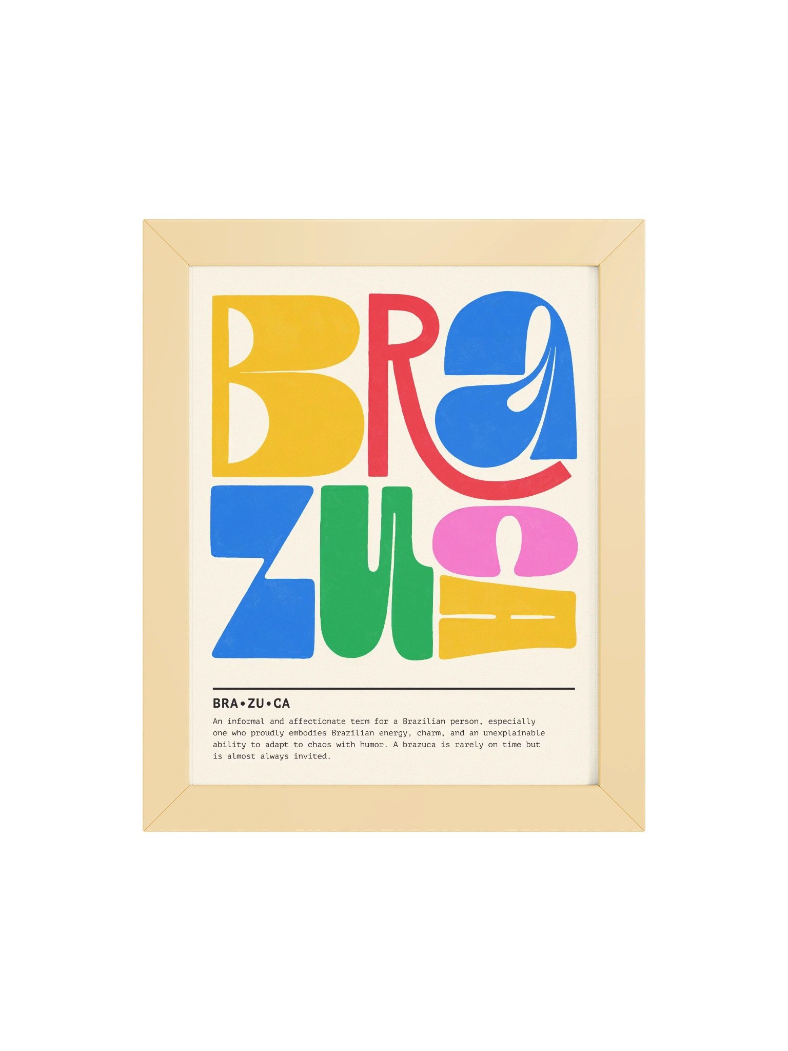 Brazuca Print (Framed) product image (1)
