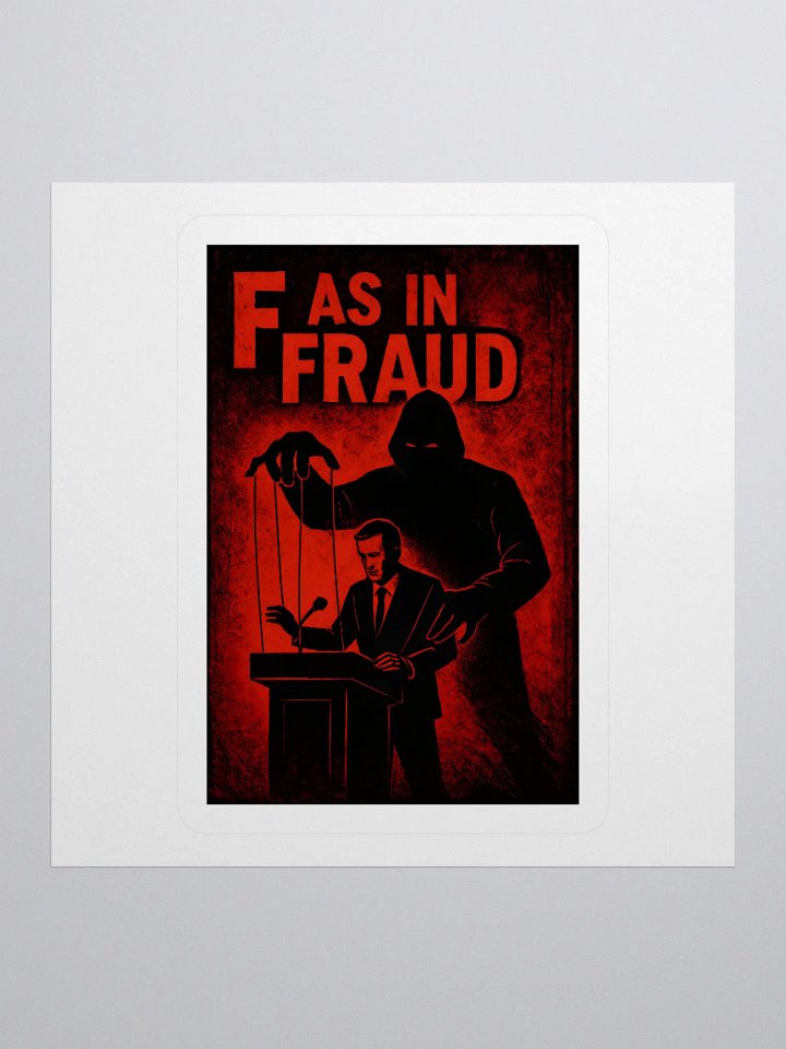 F as in fraud sticker product image (3)