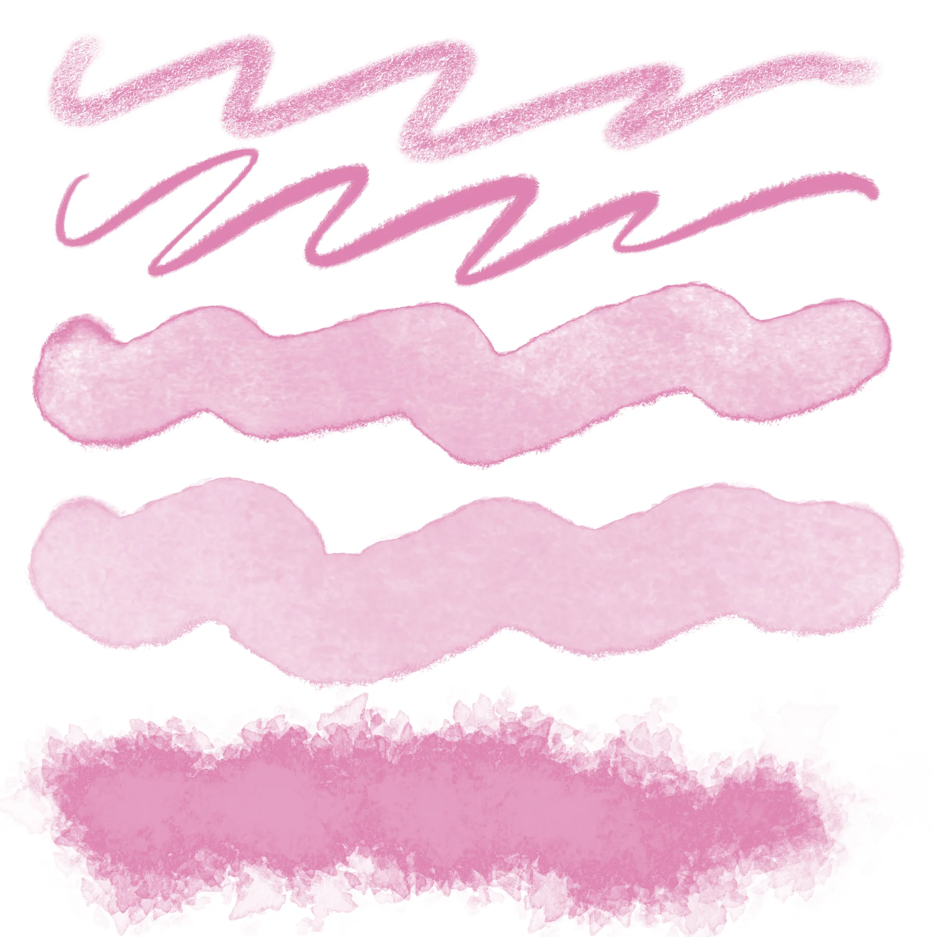 94pk Experimental Paint Brushes for Procreate product image (2)