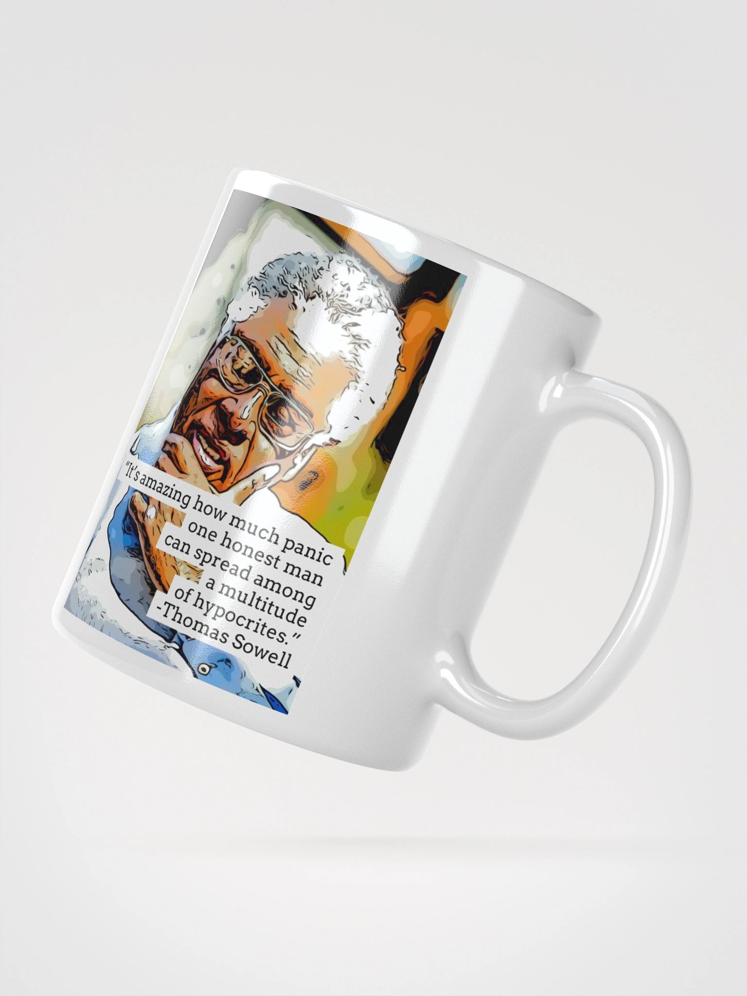 “One Honest Man” — Thomas Sowell Art Mug product image (2)