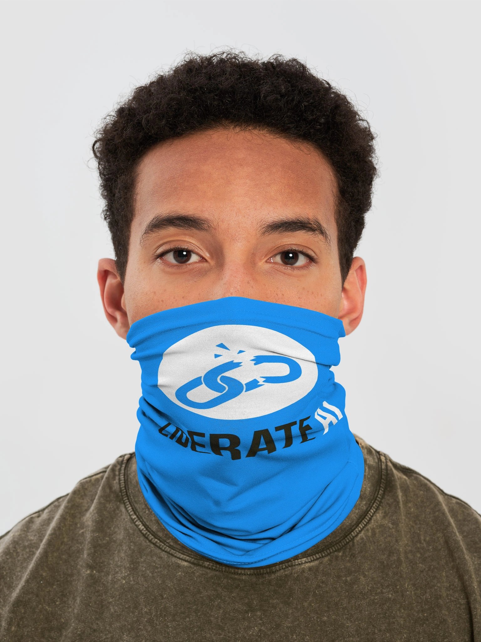 Liberate AI Movement Mask (Blue) product image (1)
