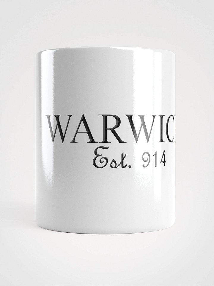WARWICK Est. 914 White Glossy Mug product image (1)