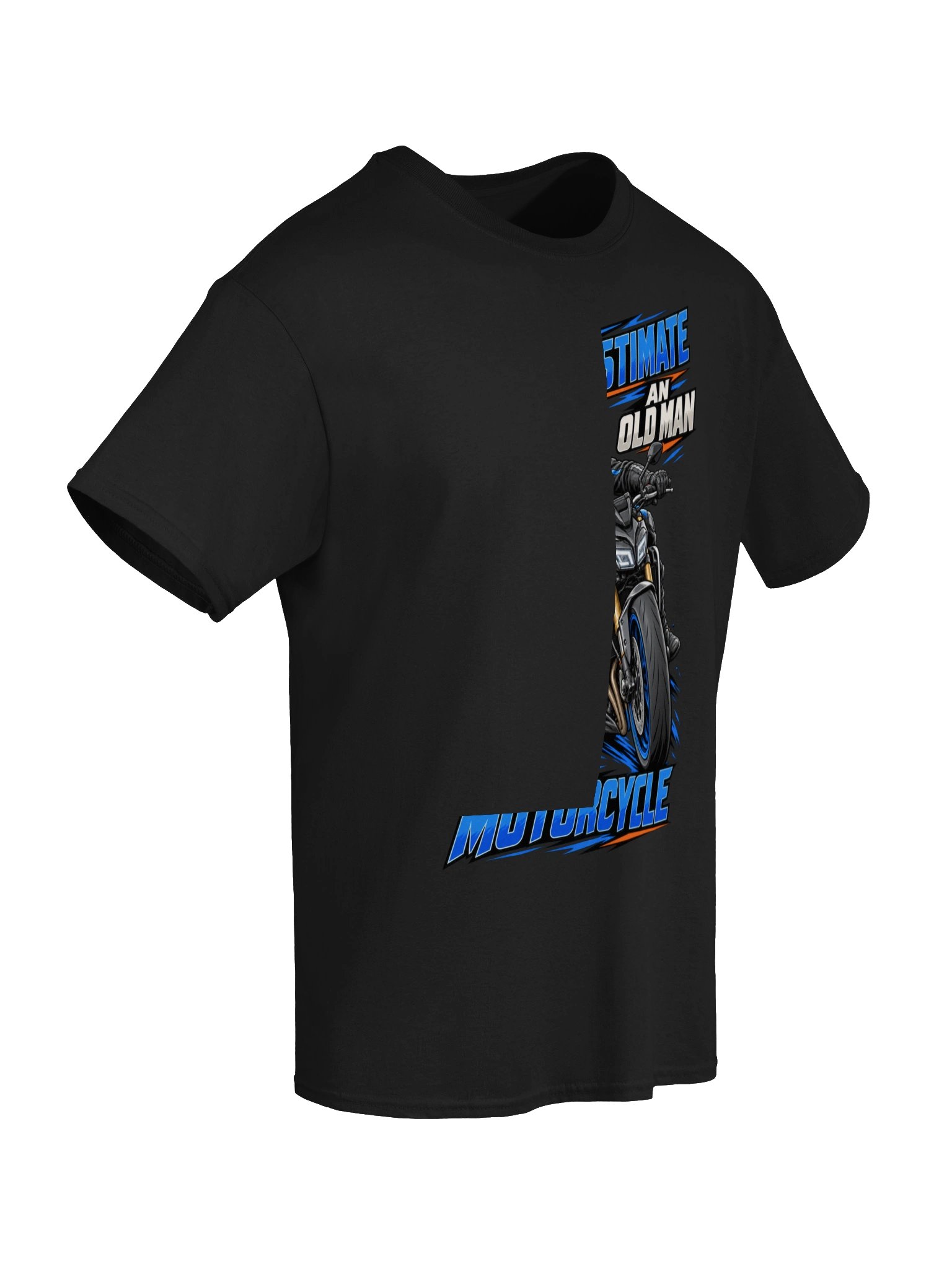 Never Underestimate an Old Man Street Bike T-Shirt product image (6)