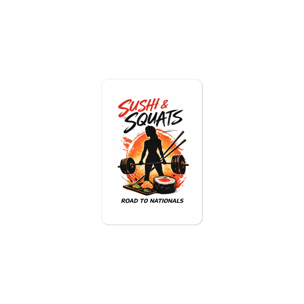 Sushi & Squats Sticker product image (1)