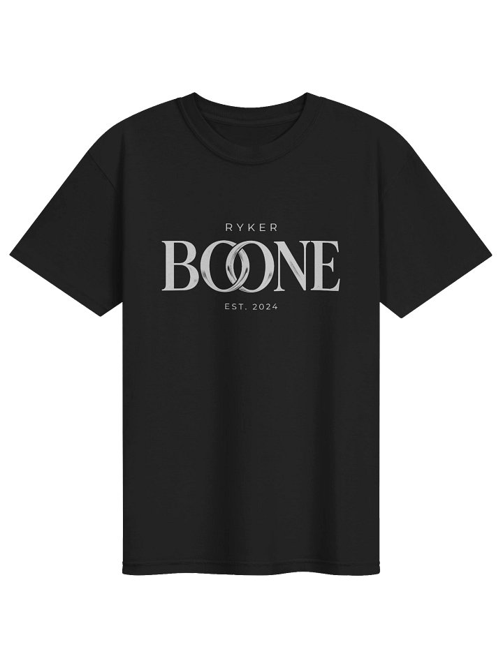 Ryker Boone "Backroad Heartbeat" Comfort Colors Heavyweight Tee (Black/White Logo) product image (1)