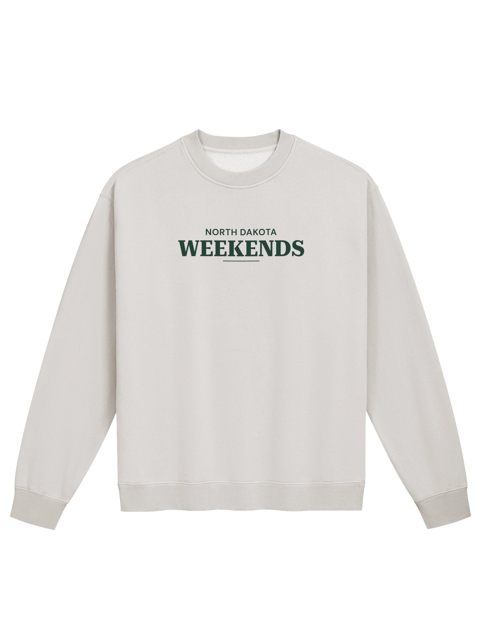 North Dakota Weekends Faded Crewneck product image (1)