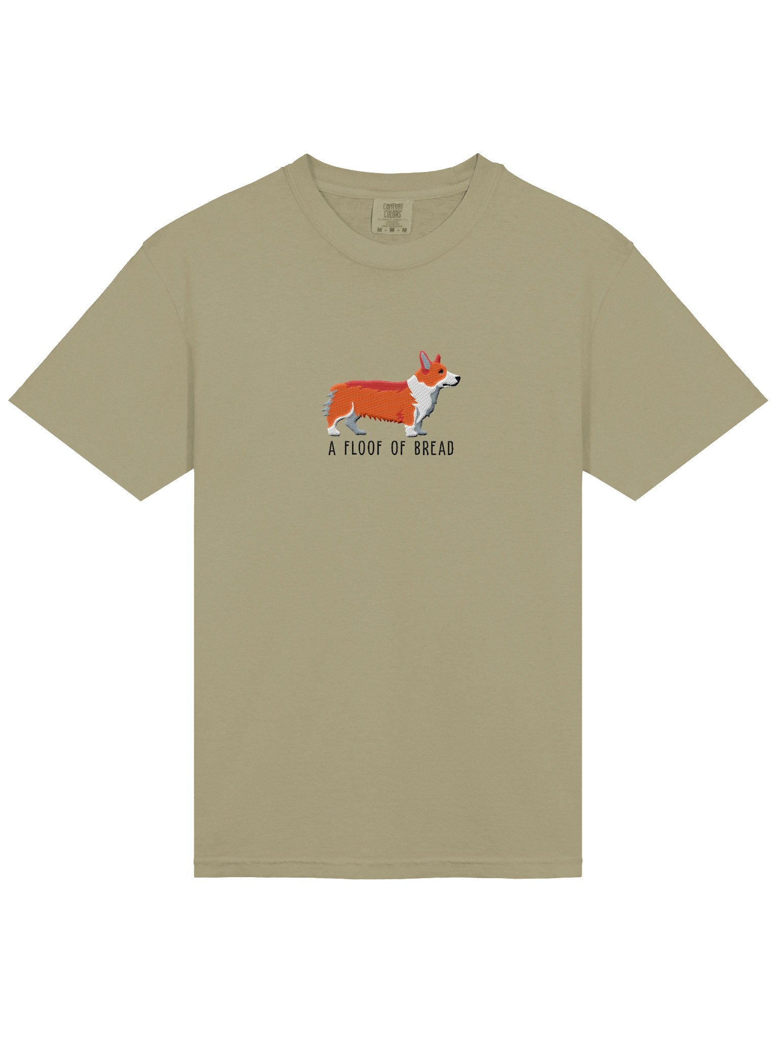 A Floof of Bread T-Shirt(Embroidered) of a Pembroke Welsh Corgi(Red) product image (6)