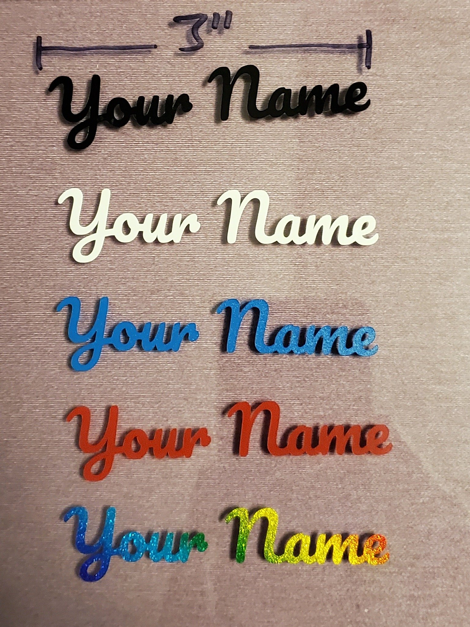 Custom Vinyl Decal (Text Only) product image (1)