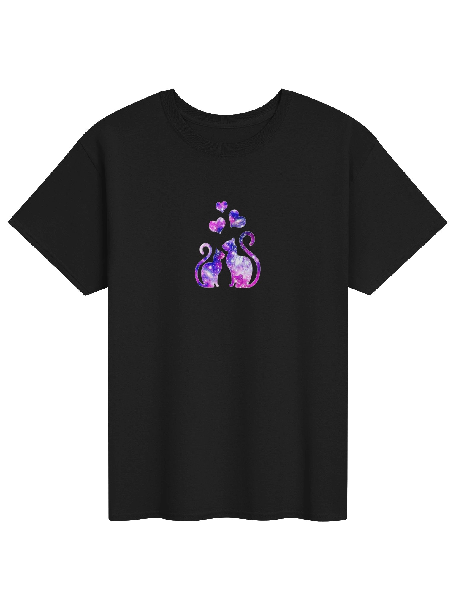 Galaxy Cat Hearts Tee product image (1)