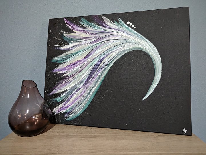 "Swirling Plume" Original Painting product image (2)