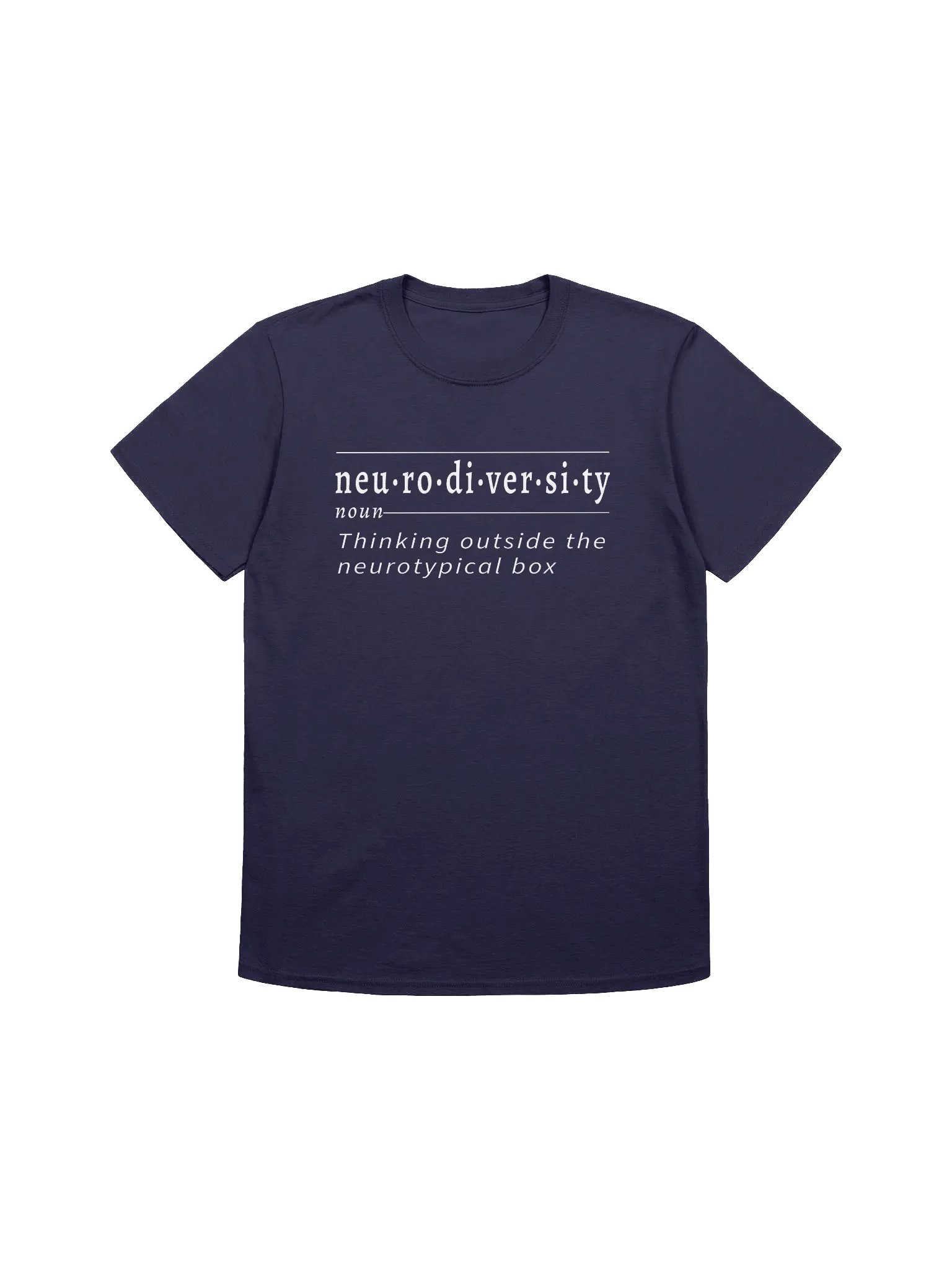Neurodiversity Def Unisex Tee wht v1 product image (1)
