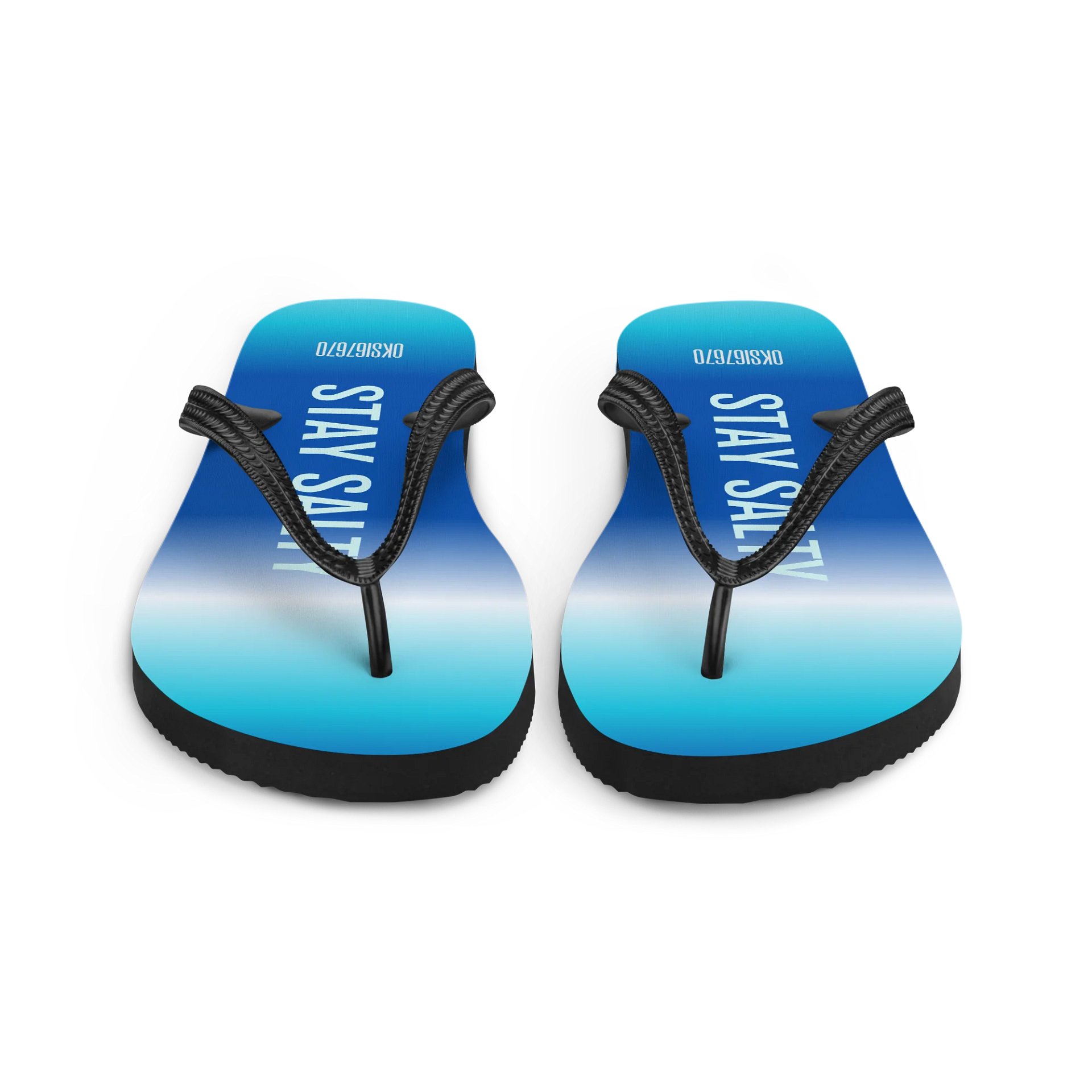Salty Vibes Custom Flip-Flops product image (4)