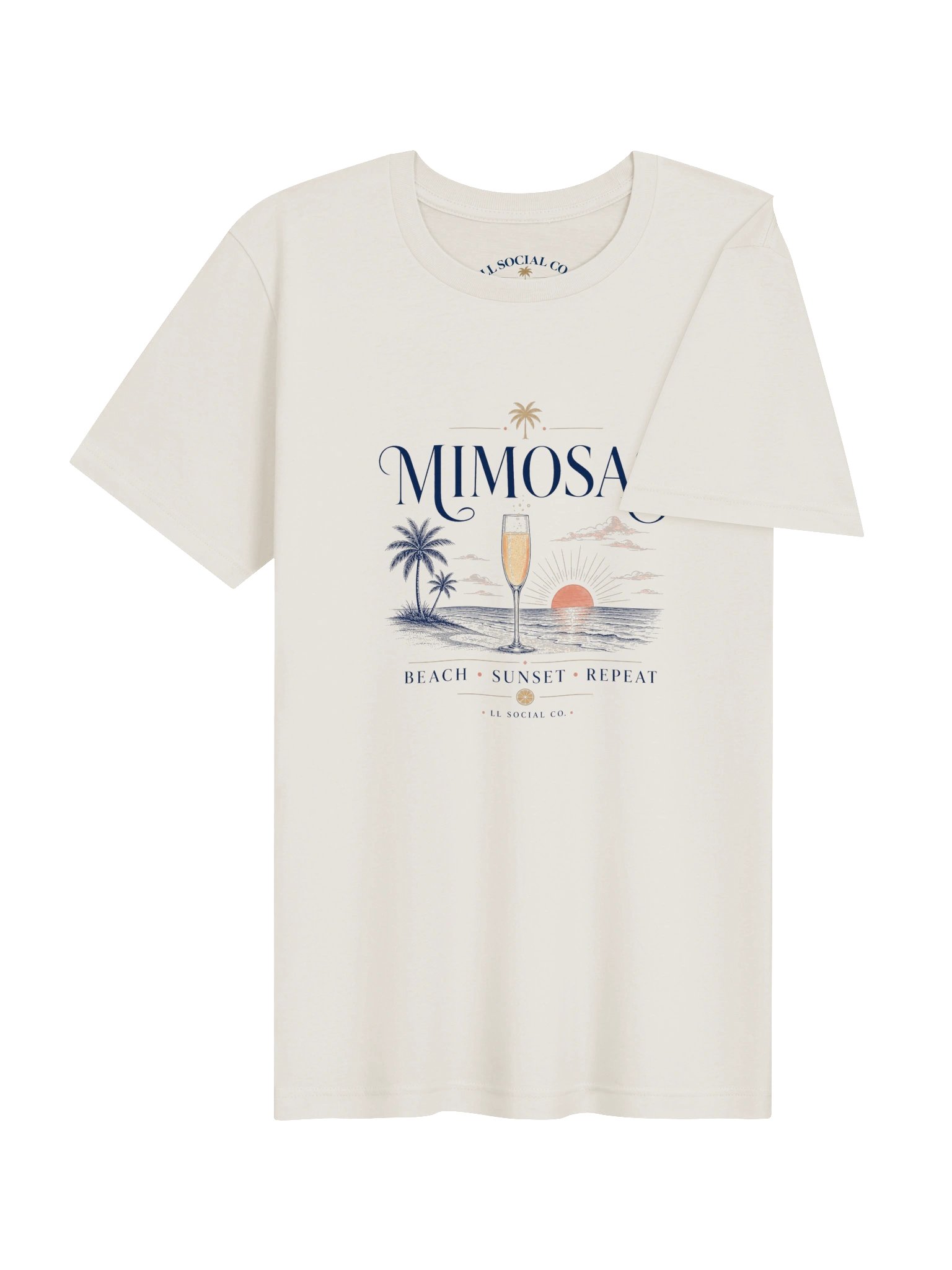 Mimosas Beach Sunset Repeat - Unisex Resort Tee product image (4)