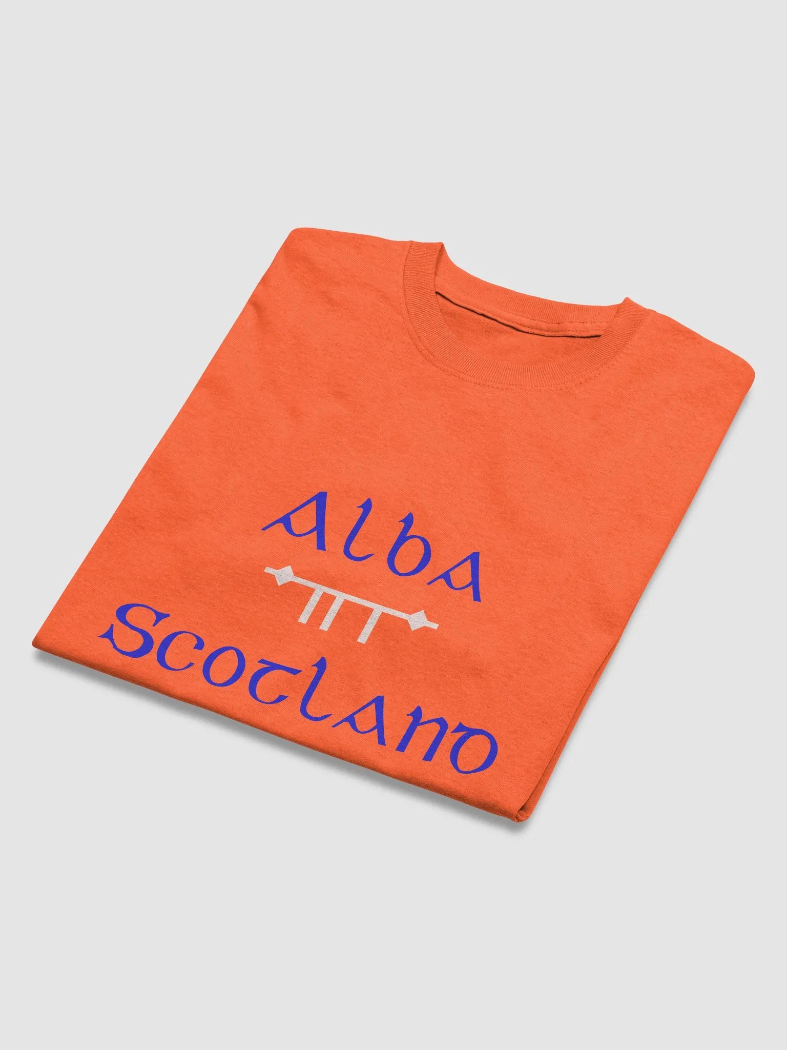 Scotland/Alba Scholastic style Ogham printed T-shirt product image (3)
