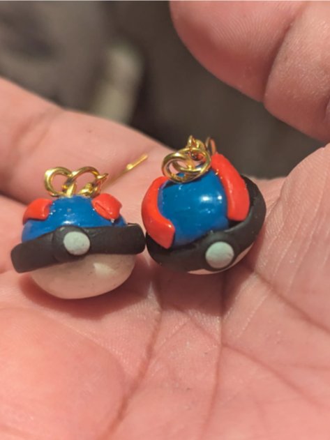 Pokeball Earrings – The Ultimate Catch for Pokémon Fans product image (2)