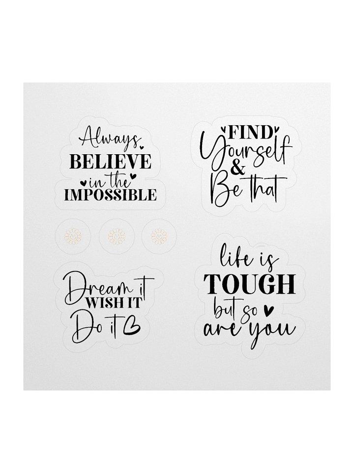 Positive Vibes Affirmation Stickers product image (2)