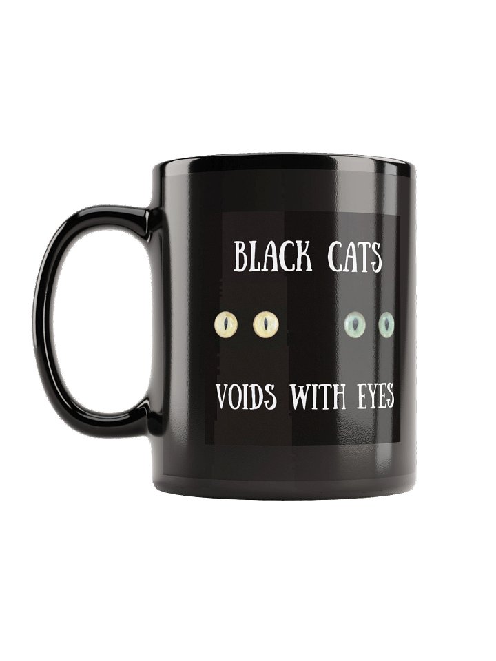 Black Cats - Voids With Eyes - Black Glossy Mug product image (1)