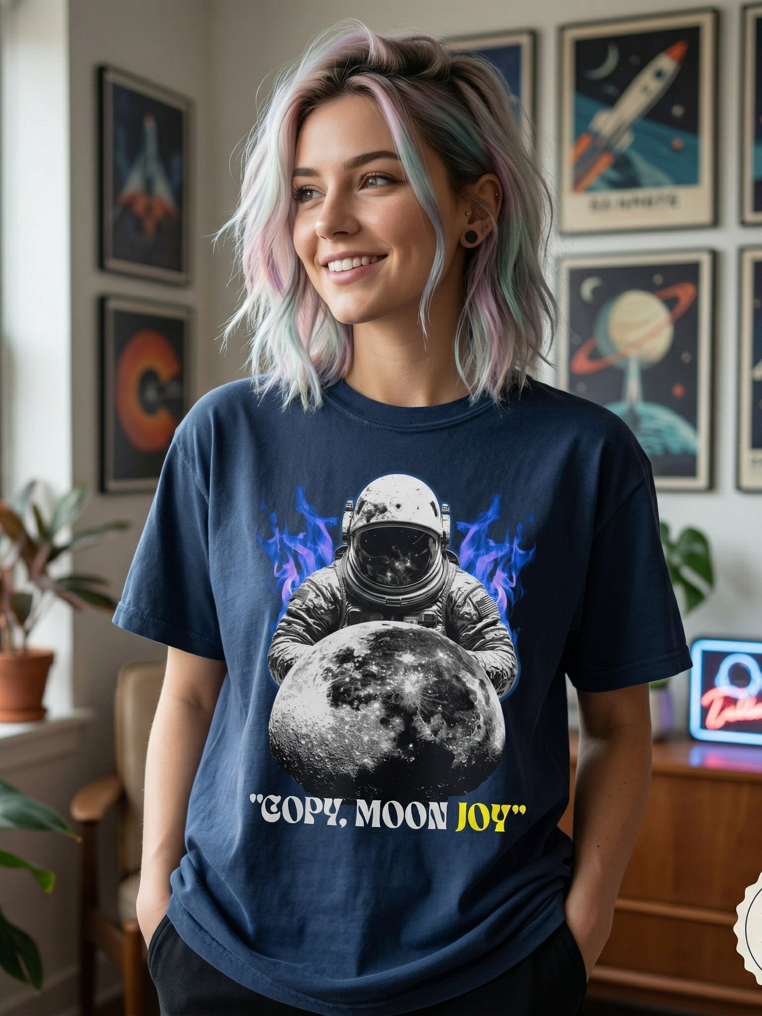 Artemis II: "Copy, Moon Joy" Official Tribute Tee product image (2)
