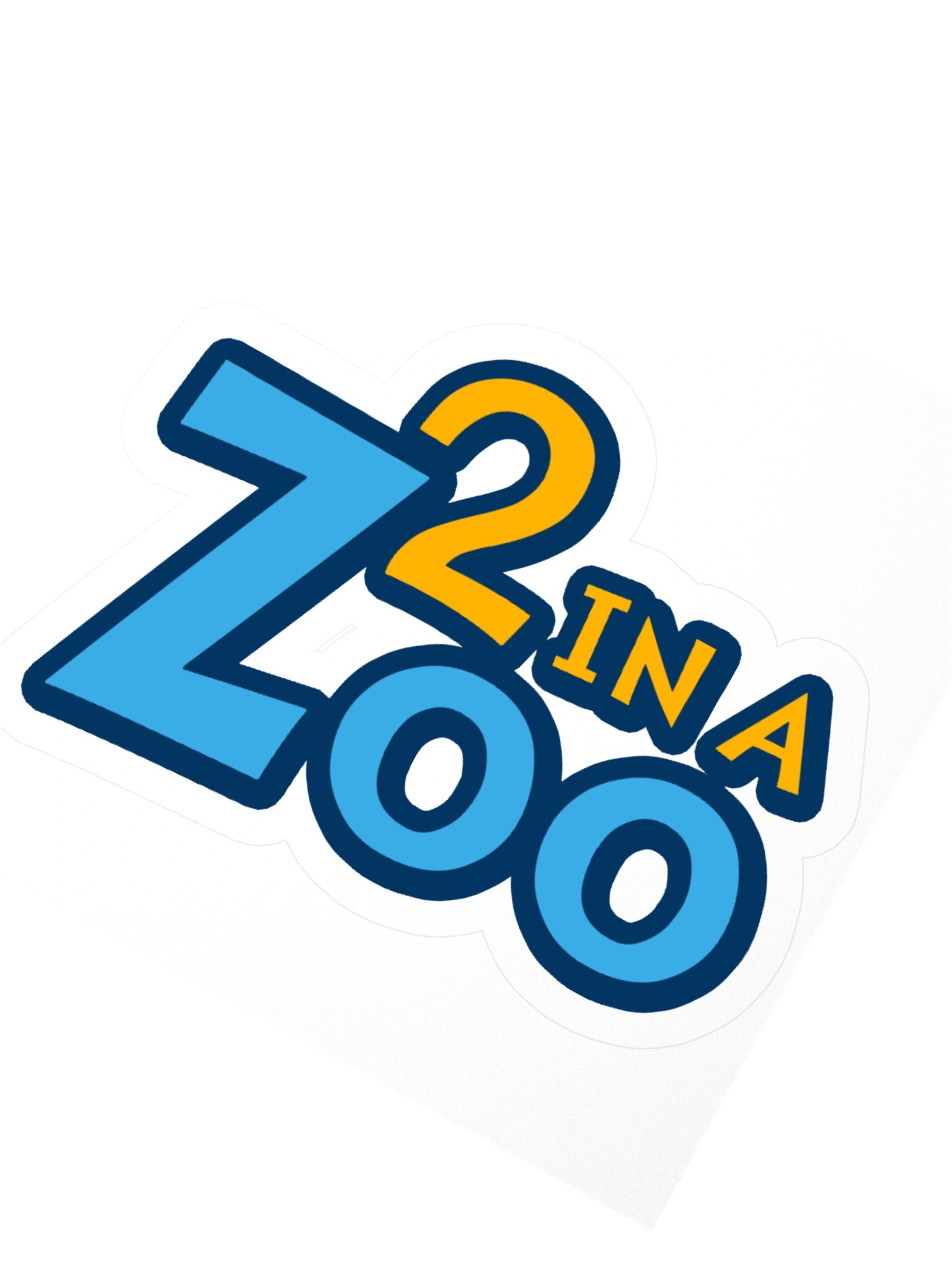 2 in a Zoo Logo Sticker product image (2)