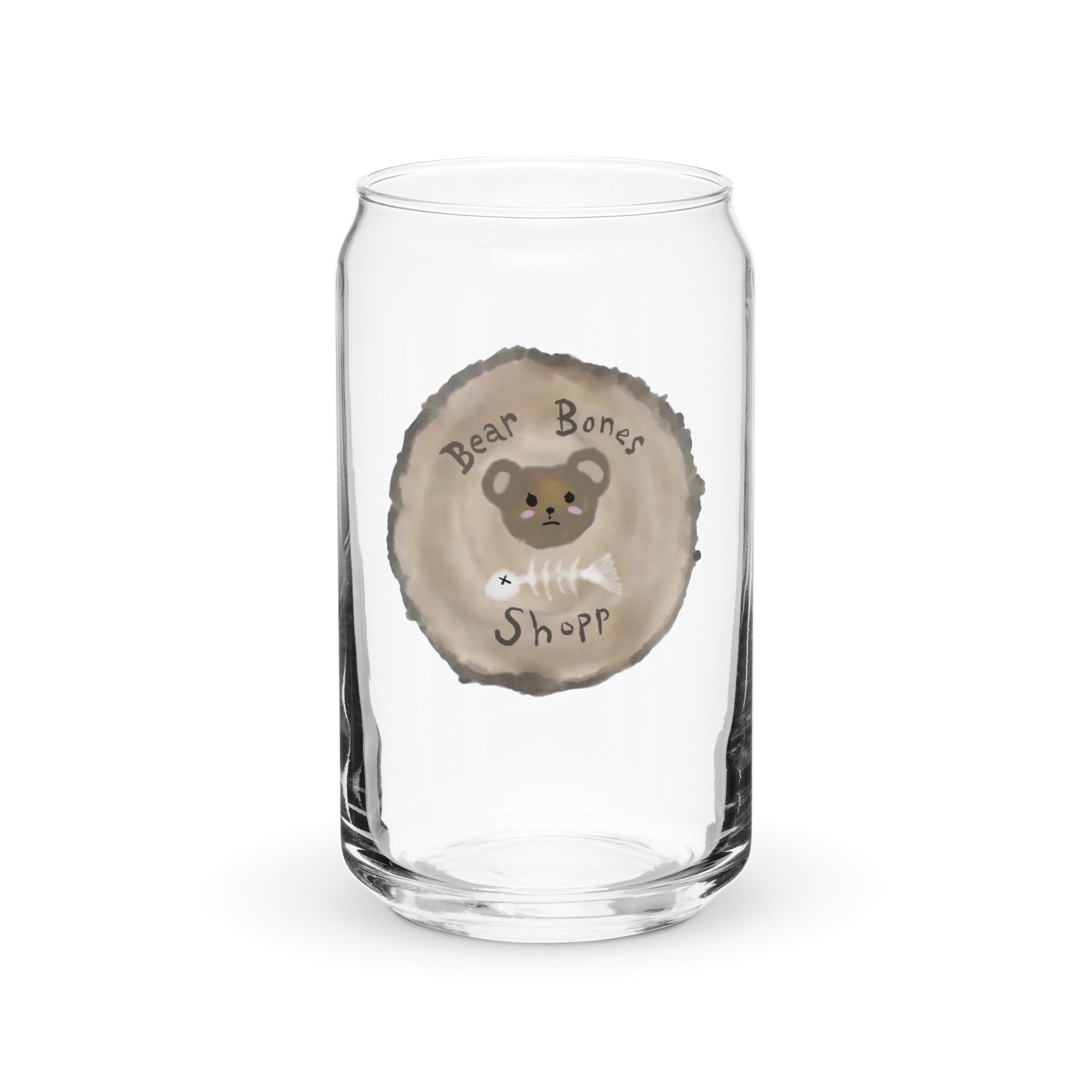 Bear Bones Shopp - Can-Shaped Glass product image (2)