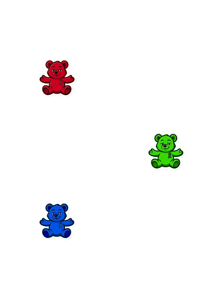 RGB Bear of Sharing Magnet Bundle product image (1)