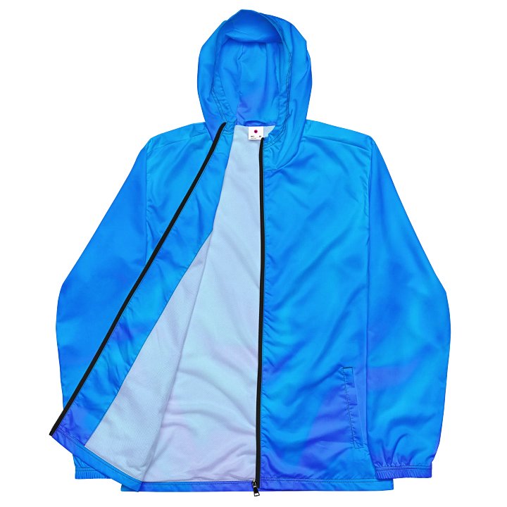 Neon Blues Custom Blend Windbreaker product image (2)