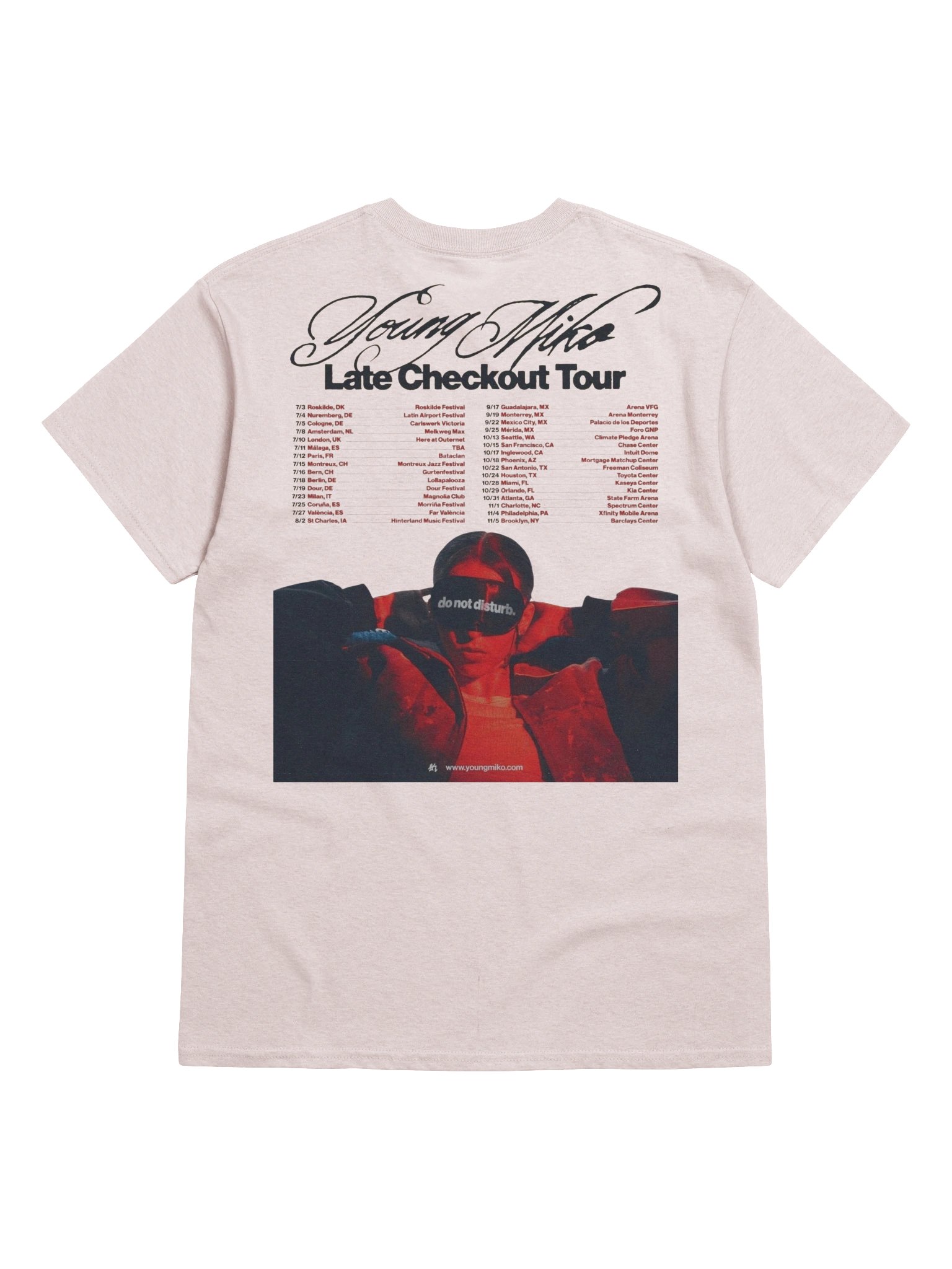 Young Miko Late Checkout Tour Merch Tshirt product image (2)