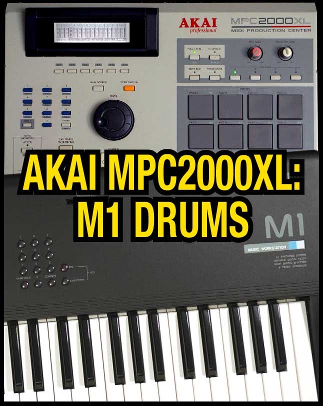 Akai MPC2000XL: Korg M1 Drums product image (1)