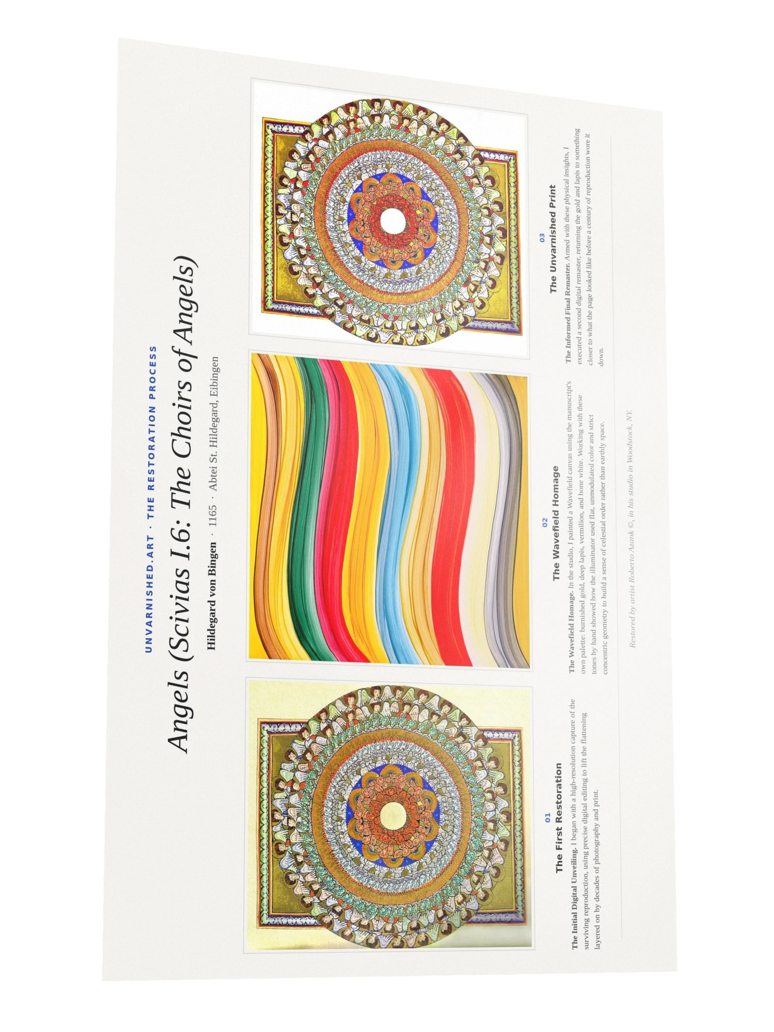Angels (Scivias I.6: The Choirs of Angels) — Process Poster product image (3)